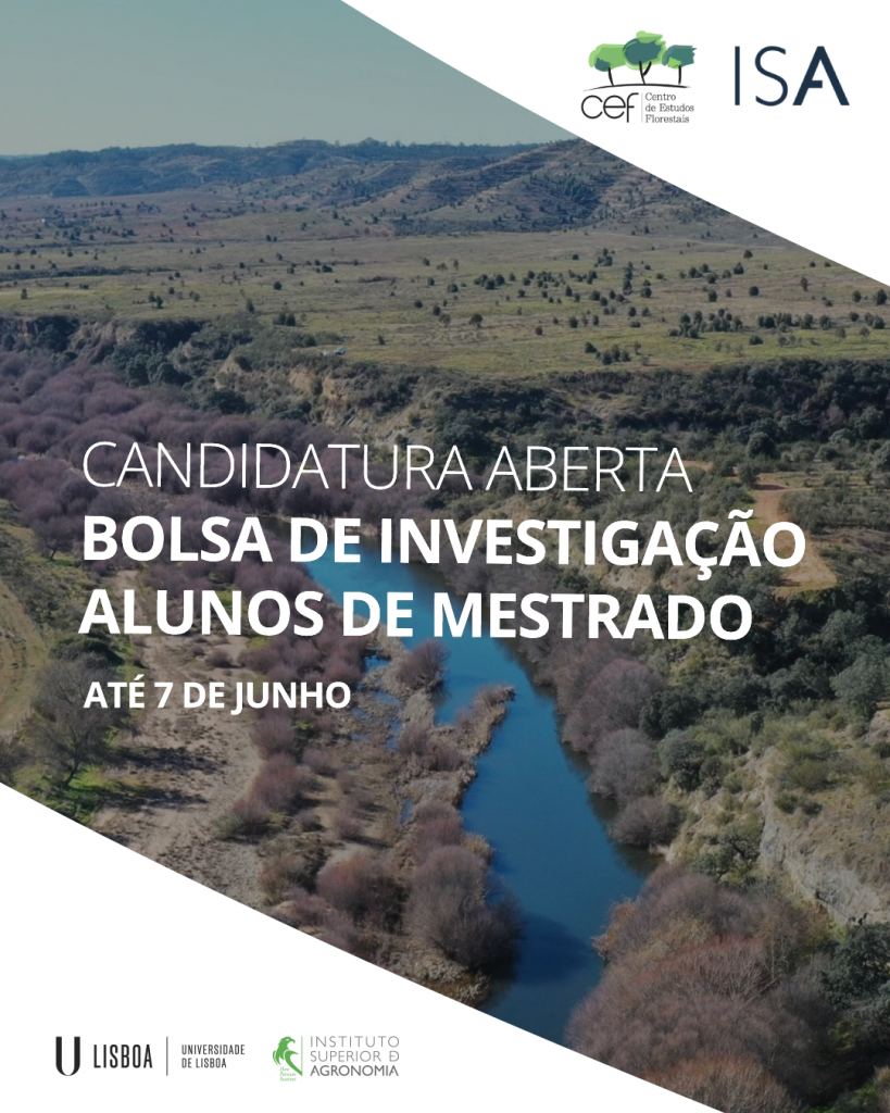 Aviso de concurso para bolsa para alunos de mestrado – Projeto AQUADAPT