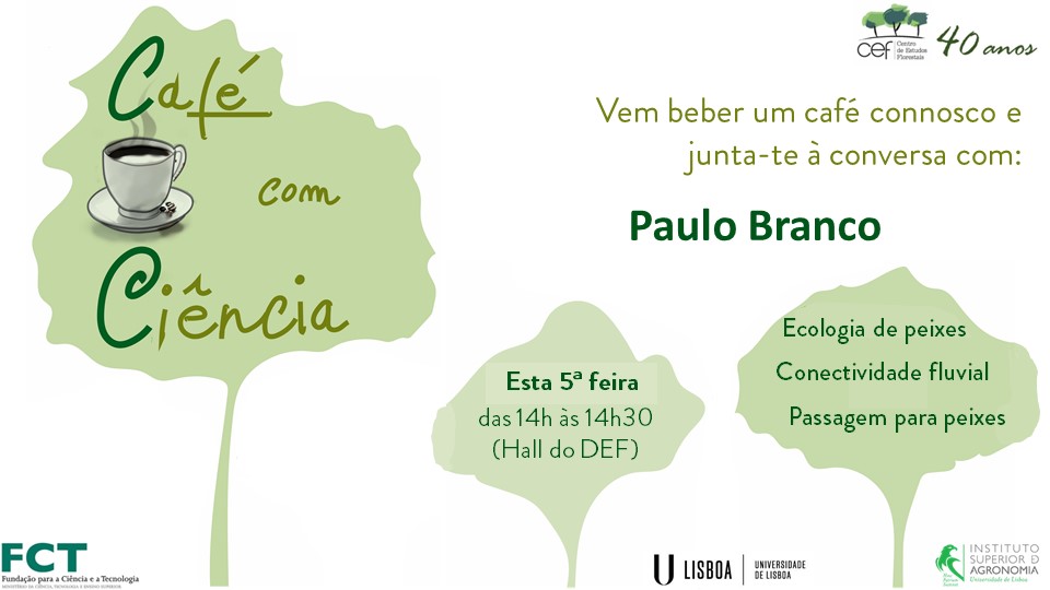 Café com Ciência, 21 Junho, 14h