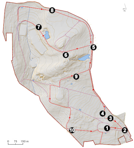 Mapa Visita Sonora ao ISA